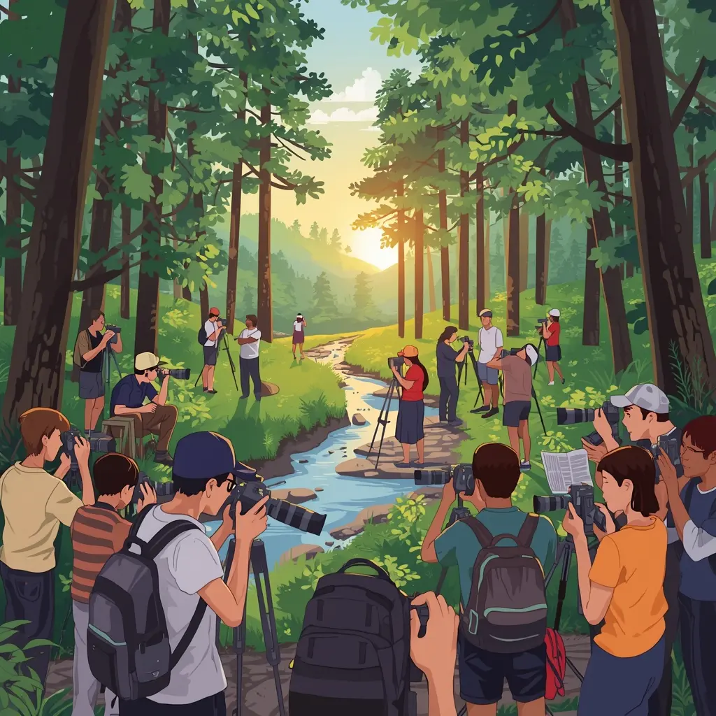 Landscape photography workshop in nature